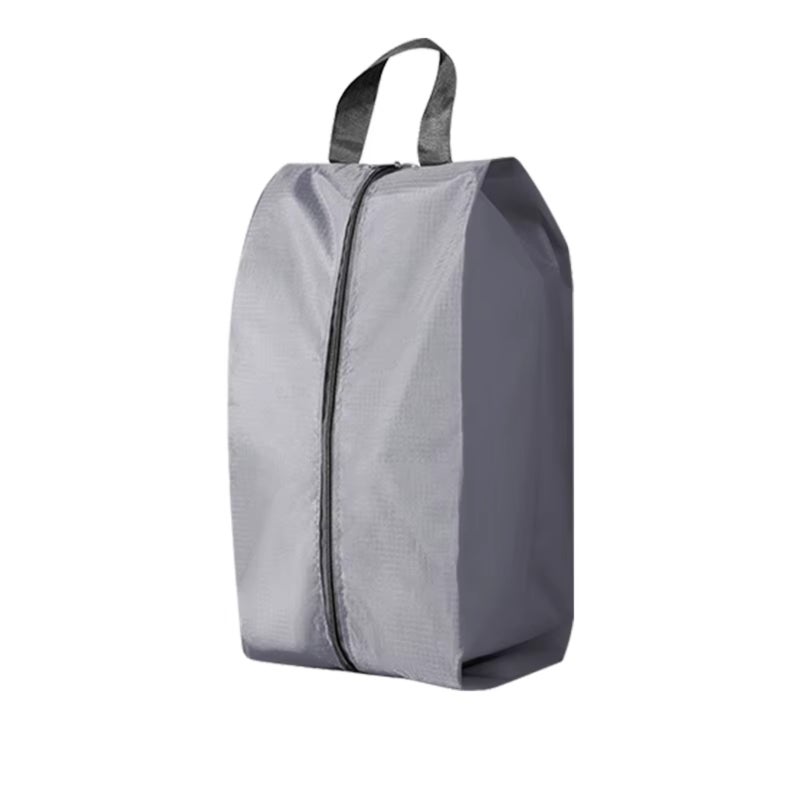Shoe Organizer XL Gray Compact Lightweight Design - Durable Polyester Multifunctional Storage Bag for Travel Home Closets Unisex Use - Image 1