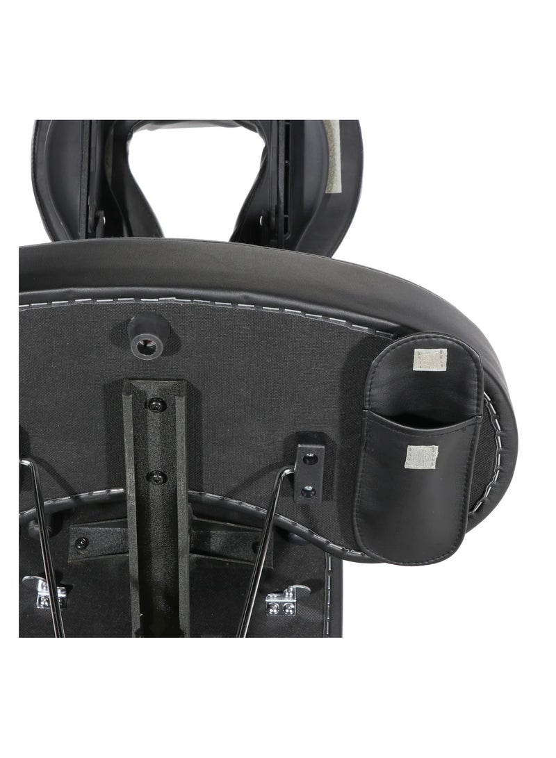 MASTER MASSAGE EQUIPMENT MASTER Massage Apollo Portable Massage Chair Lightweight Aluminum Tattoo Foldable-Sitting Posture Folding Massage Chair-with Larger Cushions and Wheels Bag - Image 3