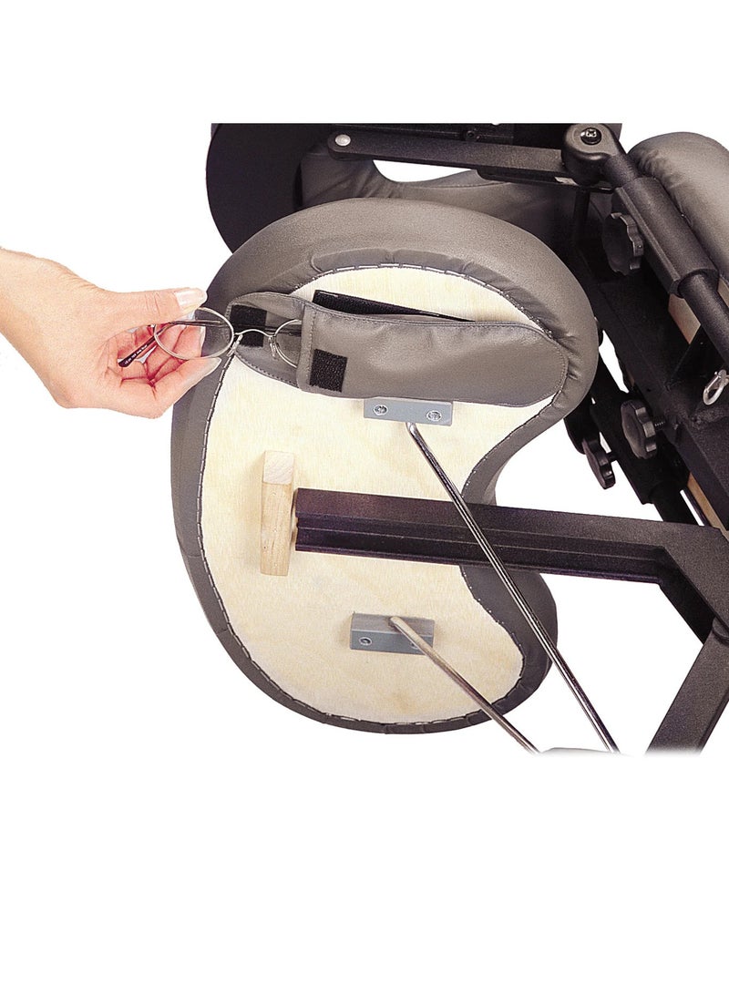 MASTER MASSAGE EQUIPMENT MASTER Massage Apollo Portable Massage Chair Lightweight Aluminum Tattoo Foldable-Sitting Posture Folding Massage Chair-with Larger Cushions and Wheels Bag - Image 4