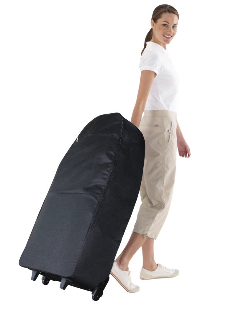 MASTER MASSAGE EQUIPMENT MASTER Massage Apollo Portable Massage Chair Lightweight Aluminum Tattoo Foldable-Sitting Posture Folding Massage Chair-with Larger Cushions and Wheels Bag - Image 5