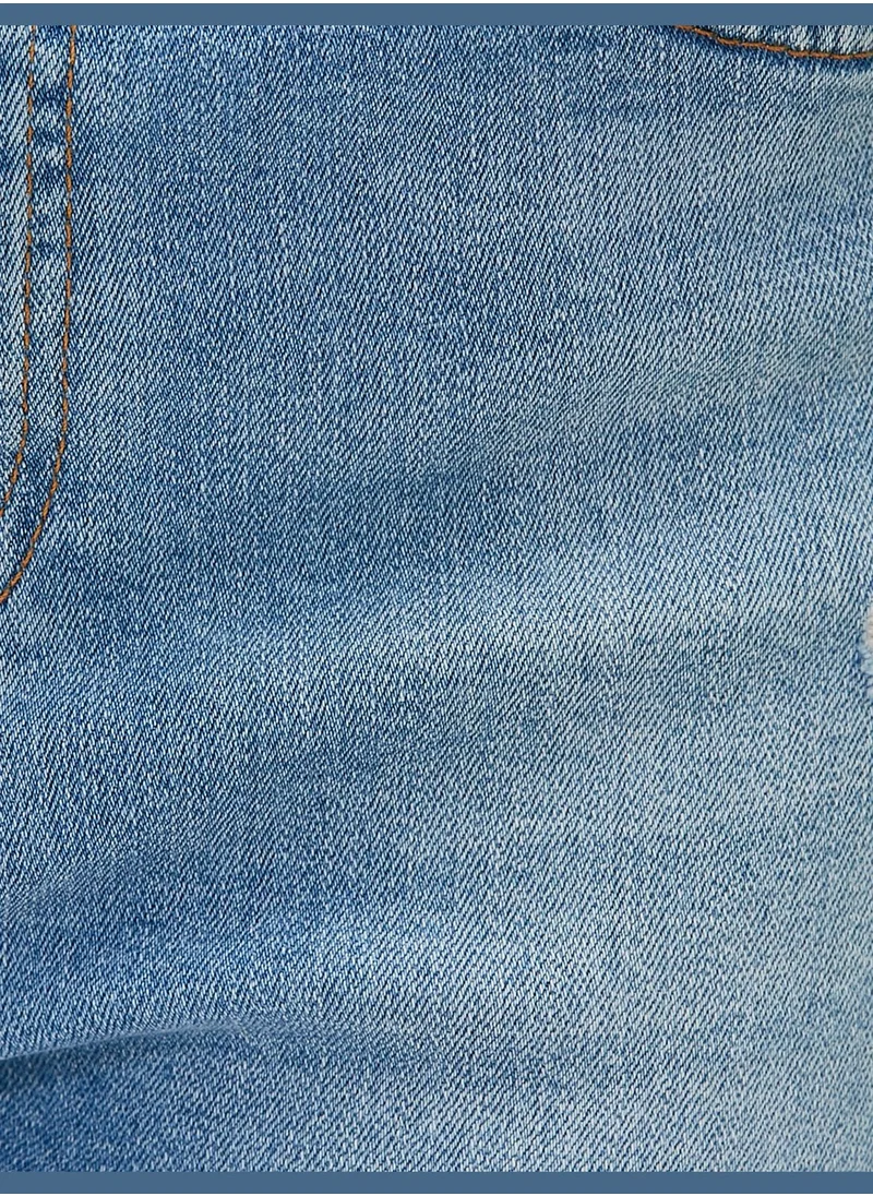 كوتن Cotton Pocket Detail Jean Shorts