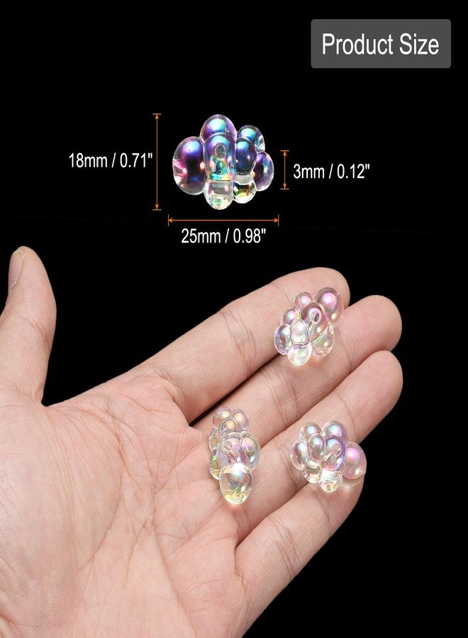 CoCud Bubble Clusters for Miniature Dollhouse Bathtub, 1:16 Scale Acrylic Iridescent Clear Bubbles - (Applications: for DIY Craft, Fairy Beach Decor), 1-Piece - Image 3