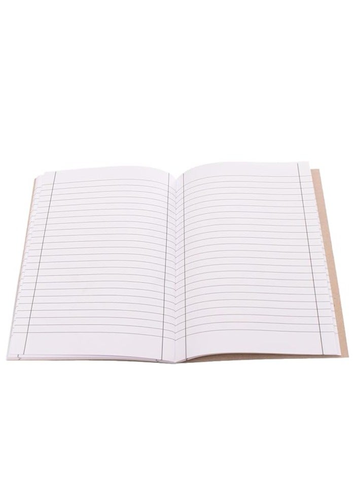 El Maayergy Lined A5 Arabic Notebook, 100 Sheets, 58 Grams, 22.5*16 CM, Suitable For Any Setting, From Office To School - Red  - Image 2
