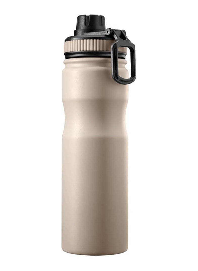 Tank Stainless Steel Water Bottle 650mL, Up to 12Hrs Cold, Off White - Image 4