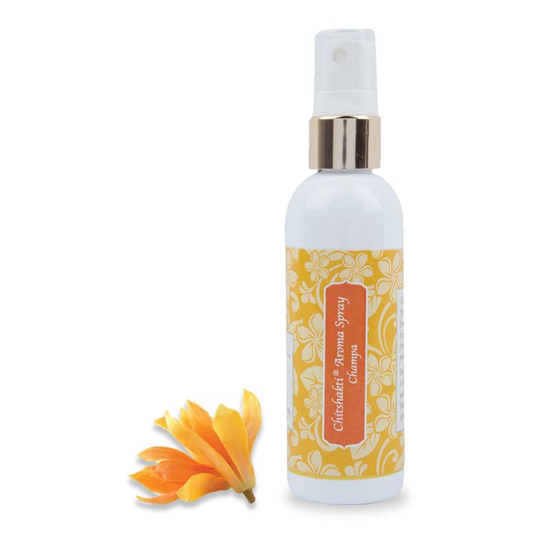 Chitshakti Champa Aroma Spray (100ml) | Champa Scent | Natural Room Freshener Spray | Long-Lasting Room Fragrance | Aromatherapy Spray for Home, Office | Champa Fragrance - Image 1