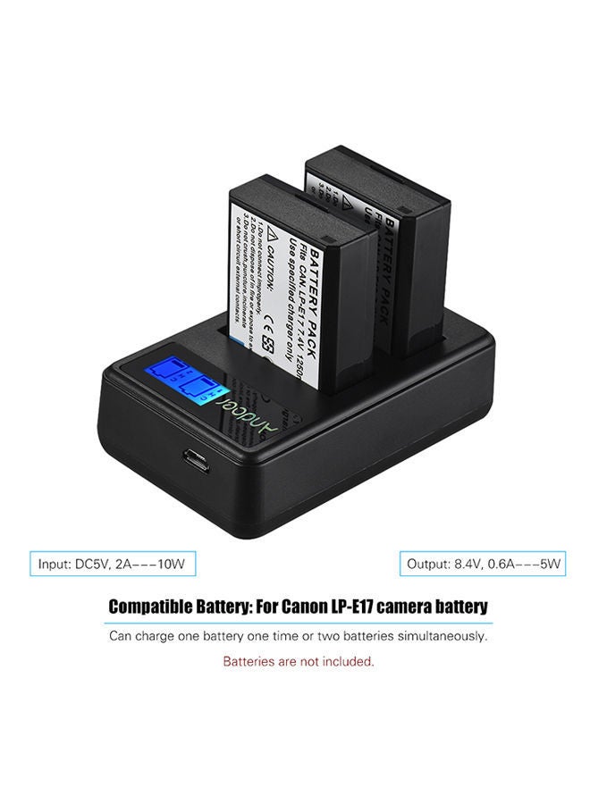 NIBEMINENT Compact Dual Channel Lcd Camera Battery Charger - Image 3