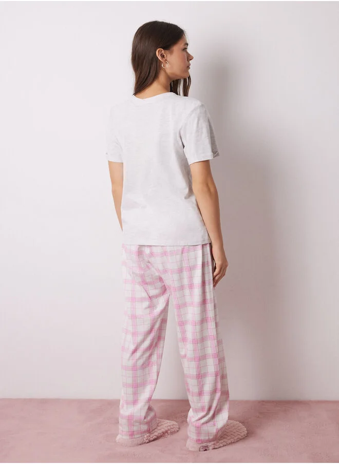 women'secret La Vecina Rubia Short Sleeve Cotton Pajamas