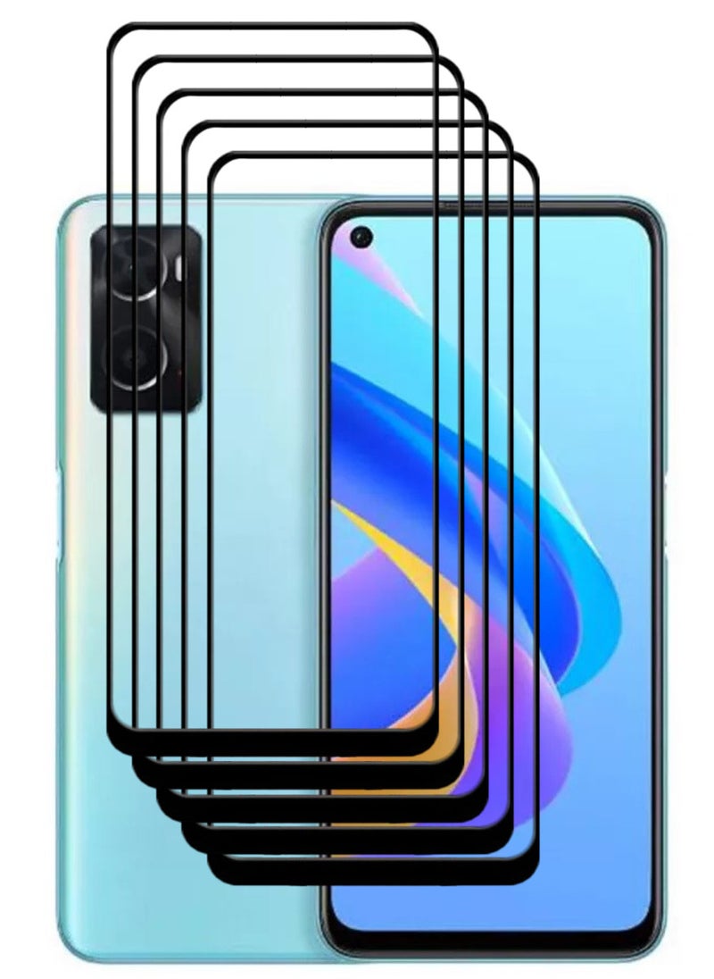 ACLIX 5 Pieces Antistatic ESD Dustproof Premium Quality High Definition Tempered Glass Screen Protector Designed For Oppo A36 - Image 1