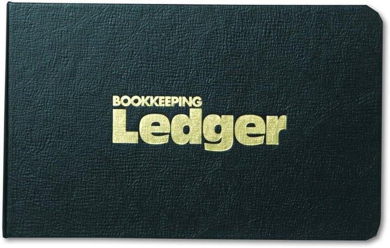 Rediform 63453 1" 4-Ring Ledger Binder with 100 Mini-Ledger Sheets and A-Z Index, 5" x 8.5" (Black) - Image 3