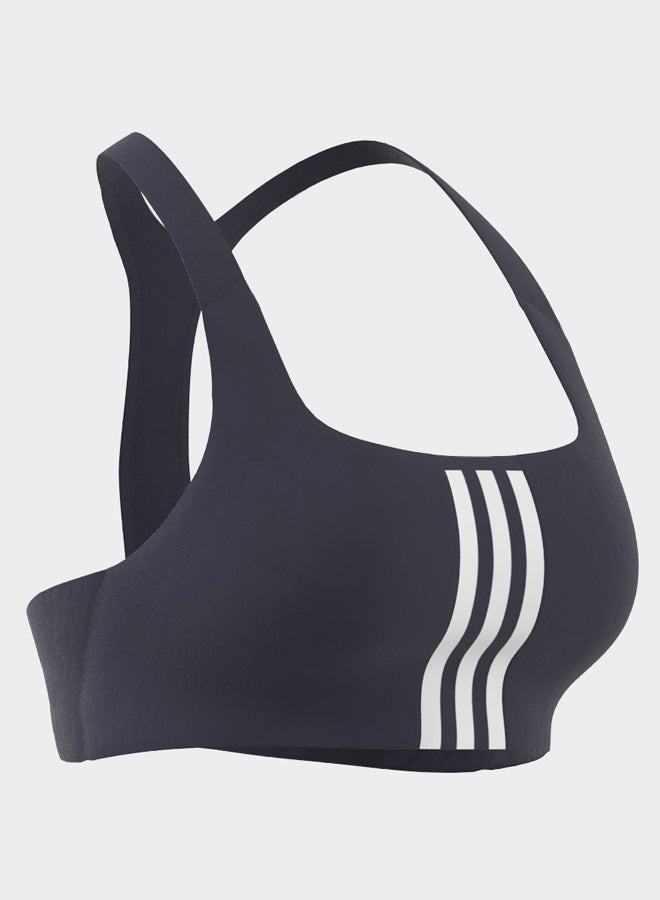 Adidas Powerimpact Training Medium-Support 3-Stripes Bra  - Image 2