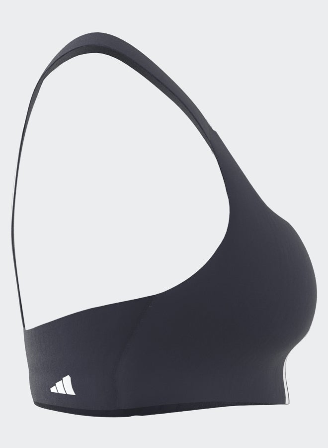 Adidas Powerimpact Training Medium-Support 3-Stripes Bra  - Image 3