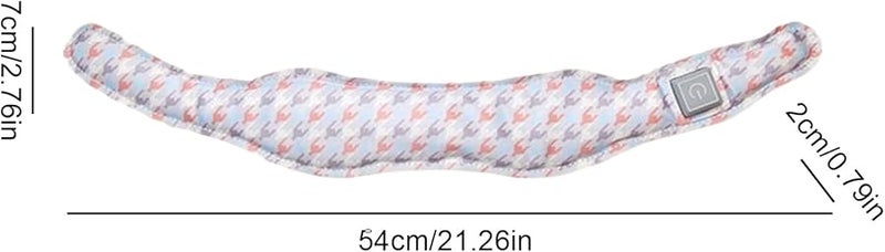 Electric Heated Scarf Neck Warmer Adjustable 3 Heat Settings Cotton Fleece - Image 3