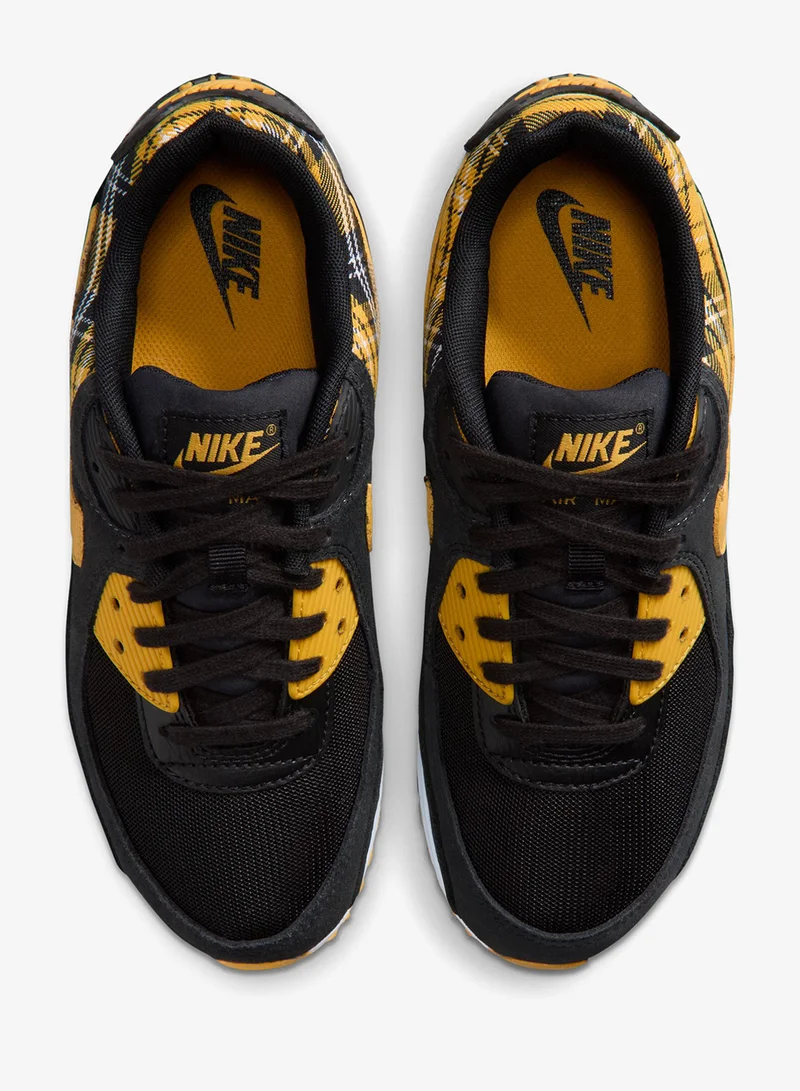 Nike BLACK/YELLOW OCHRE-WHITE Air Max 90 Se Print for Women | Best Price UAE