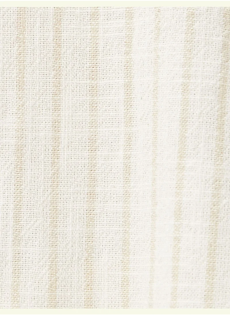 KOTON Classic Neck Shirt Buttoned Cotton