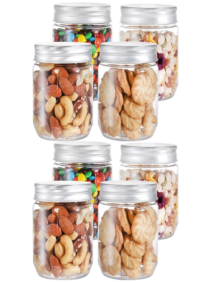 فاسموف مجموعة فاسموف من 25 برطمانًا بلاستيكيًا شفافًا سعة 8 أونصات مع أغطية لولبية، عبوات تخزين بلاستيكية دائرية فارغة للسلايم للمطبخ والمنزل - خالية من مادة BPA - Image 5
