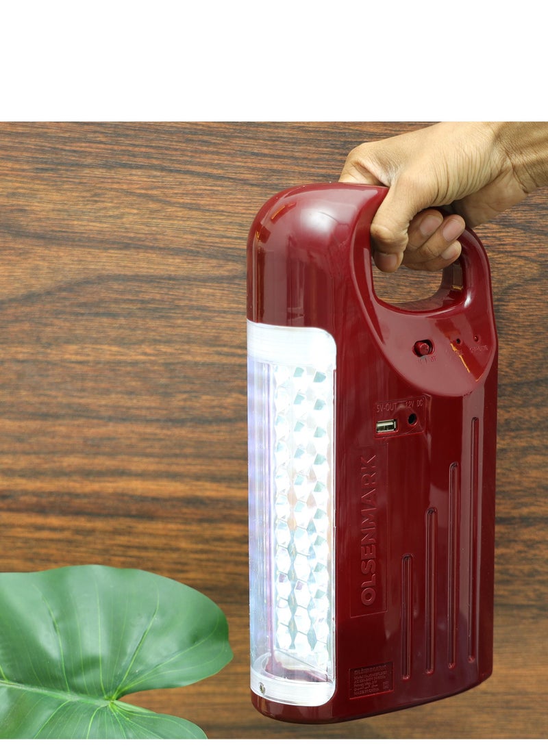 Olsenmark Rechargeable LED Emergency Light/Lantern & Flashlight - Image 2