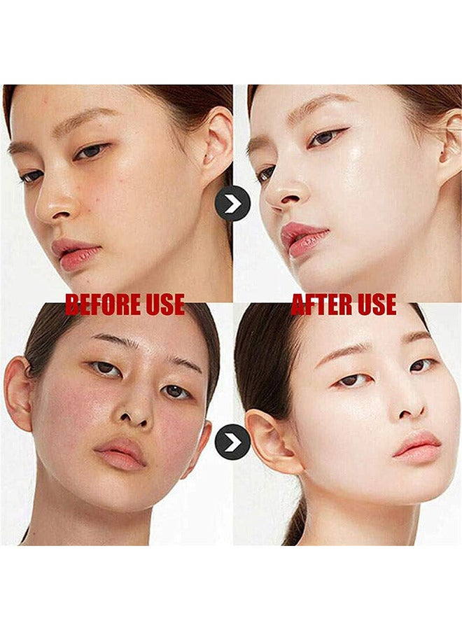 إيلهو وسادة هواء رأس الفطر BB كريم الأساس CC كريم الأساس ماكياج ترطيب BB كريم الأساس السائل ، الكونسيلر أساس ماكياج دائم حتى لون البشرة ماكياج قاعدة التمهيدي (العاج) - Image 5