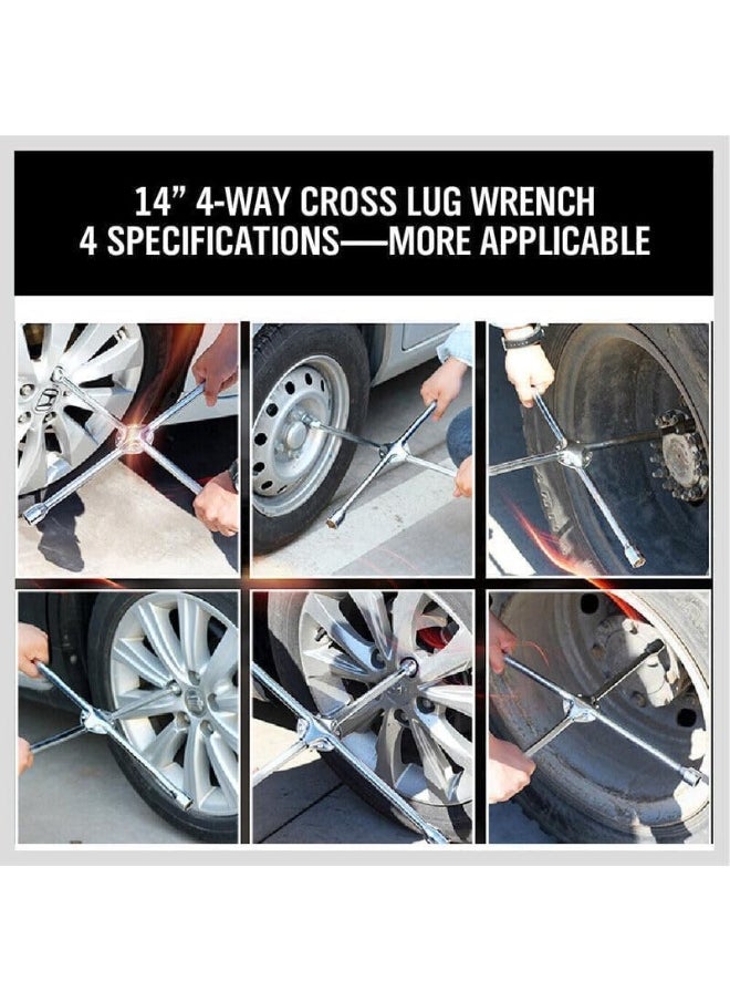 HERIOS - Herios 4 Way Wheel Spanner Heavy Duty - Image 1