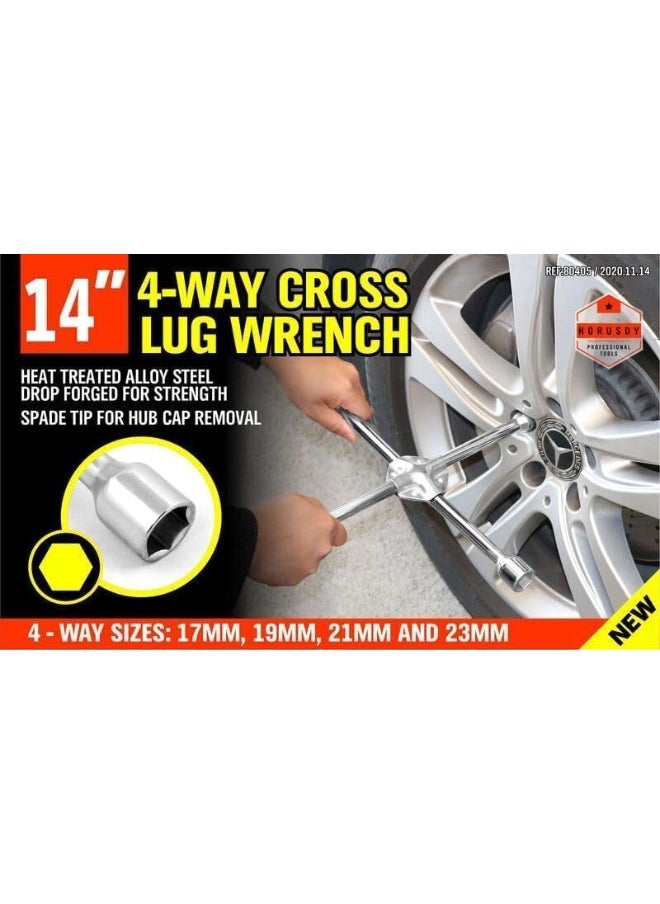 HERIOS - Herios 4 Way Wheel Spanner Heavy Duty - Image 1