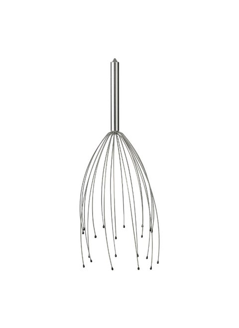 A relaxing scalp massager with 20 fingers designed to promote relaxation and improve circulation.