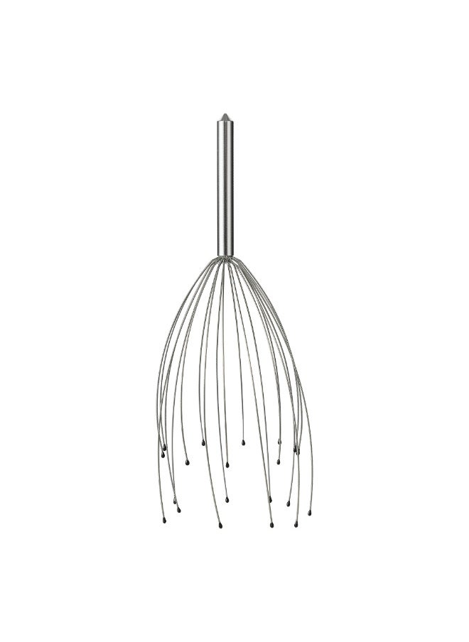 A relaxing scalp massager with 20 fingers designed to promote relaxation and improve circulation.