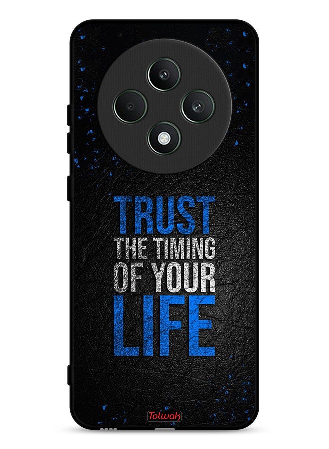 Tolwak Oppo Reno12 F 5G Protective Case Cover Trust The Timing Of Your Life - Image 1