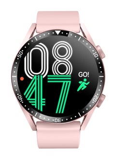 Xcell Xcell Classic 3 Talk Lite Smart watch, Heart Rate/Blood Pressure/Oxygen Level Monitoring, Receive & Make Calls,Water Resistance: IP67,1 Week Battery life, Compatibility:IOS/Android-Pink  - Image 1