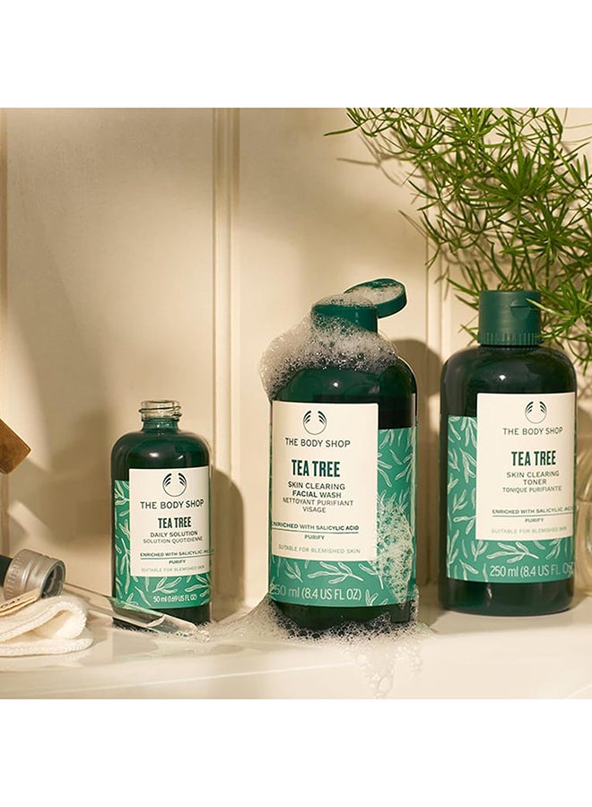 THE BODY SHOP Tea Tree Daily Serum with Salicylic Acid – Lightweight Face Serum for Oily & Blemish-Prone Skin | Purifies, Smooths Rough Texture, Reduces Blemishes | Non-Sticky, Dermatologically Tested, 50ml - Image 5