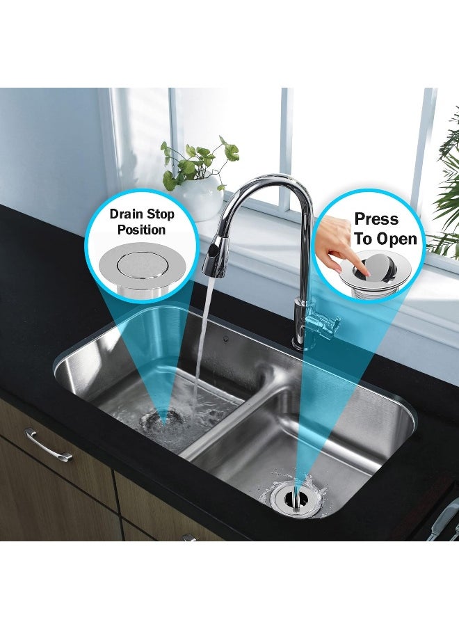 Rubik Kitchen Bathroom Sink Drain Pipe 15-31 inch, Telescopic Deodorant Steel Drainer for Sink or Wash Basin with ABS Magic-Pipe Full Set, Expandable & Flexible  - Image 3