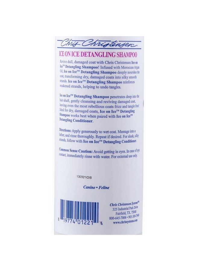 Chris Christensen Ice On Ice Strengthening Dog Shampoo, Groom Like Professional, Revives Dry, Damaged Coats & Strands, All Coat Types Made In Usa 16Oz - Image 4