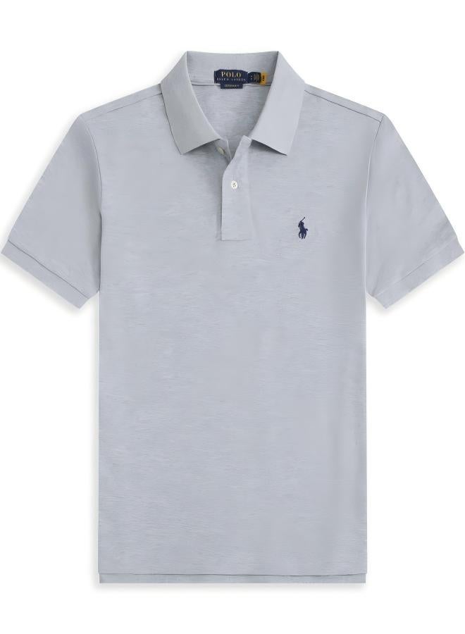Polo  Men's classic slim-fit short-sleeve shirt, size: XL - Image 1