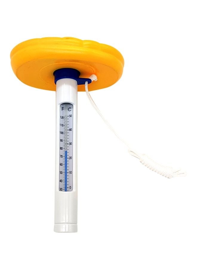 NIBEMINENT Floating Pool Thermometer With String Yellow/White/Blue - Image 1