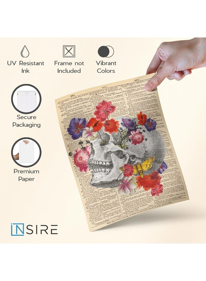 Insire Anatomy Art, Anatomy Wall Art, Medical Art Wall Decor, Human Anatomy Decor, Anatomy Pictures Wall Decor, Anatomy Posters Aesthetic, Skull Pictures - Unframed (8x10â€) - Image 5