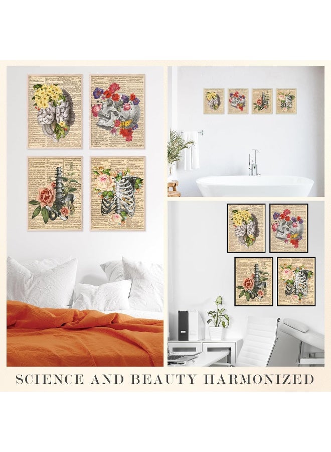 Insire Anatomy Art, Anatomy Wall Art, Medical Art Wall Decor, Human Anatomy Decor, Anatomy Pictures Wall Decor, Anatomy Posters Aesthetic, Skull Pictures - Unframed (8x10â€) - Image 4