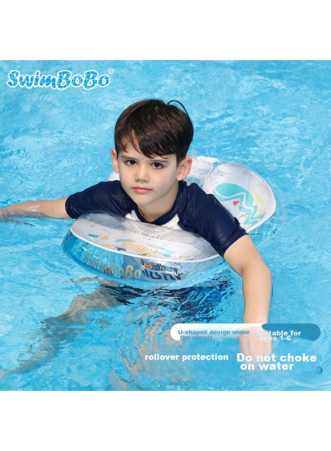 Swimbobo Children's Swim Ring, Kids' Armpit Float, Children's Swim Ring, Baby Swim Ring, Boys And Girls Swim Ring, K5023xl Size - Image 1