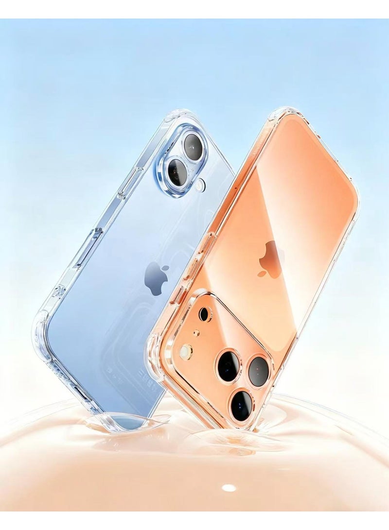 حقيبة iPhone 17 سلسلة مقاومة للصدع شفافة كاملة النطاق ناعمة - Image 5