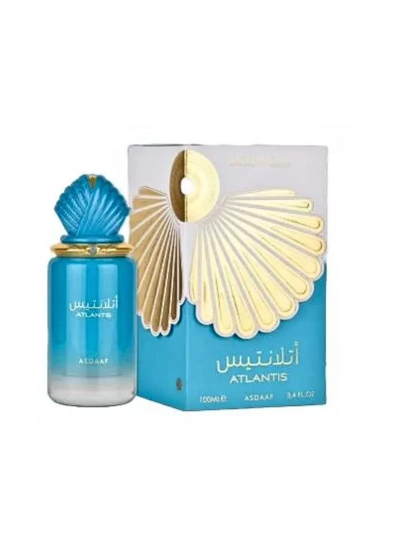 ASDAAF Asdaaf Atlantis blue by Lattafa for Men - 3.4 oz EDP Spray 