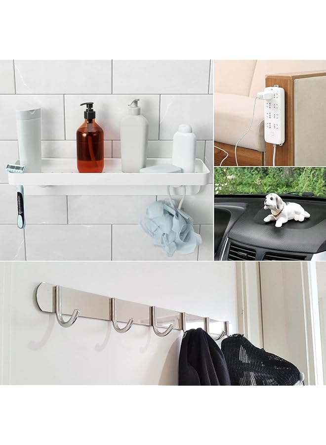 erorex 2 Rolls Multipurpose Washable Double Sided Adhesive Tape Nano Tape Traceless Heavy Duty Mounting Tape For Carpet Fix Home Office Wall Decor Diy Crafts Car Glass Decor 2 Rolls Total 32.8Ft - Image 2