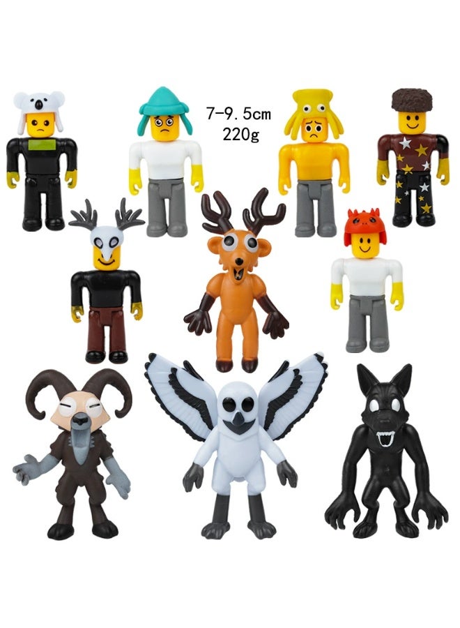 general 99 Night Hands Office Baby Elk Virtual Survival Game Surrounding Doll Models and Decorative Items in the Forest