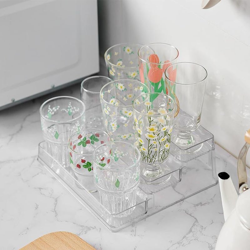Clear Riser Display Tiered Display Shelf 3-tier Perfume Stand Mini Makeup Cosmetic Bottle Organizer Container for Lipsticks Nail Polish Bottles - Image 4
