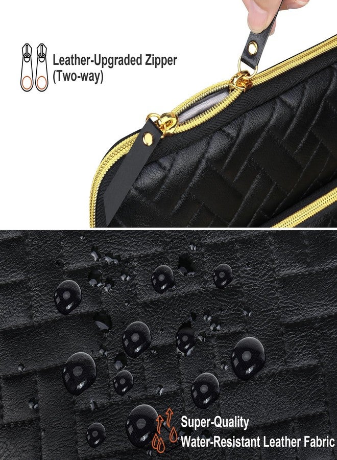 لاكدو حقيبة Lacdo لحماية الأجهزة اللوحية، مناسبة لأجهزة iPad مقاس 11 بوصة (A16) / iPad Pro مقاس 11 بوصة (M5/M4) / iPad Air مقاس 11 بوصة (M3/M2) / iPad مقاس 10.9 بوصة / iPad مقاس 10.2 بوصة / iPad Air 5/4، وحقيبة كتف لحمل جهاز Samsung Galaxy Tab A9+ اللوحي، لون أسود. - Image 4