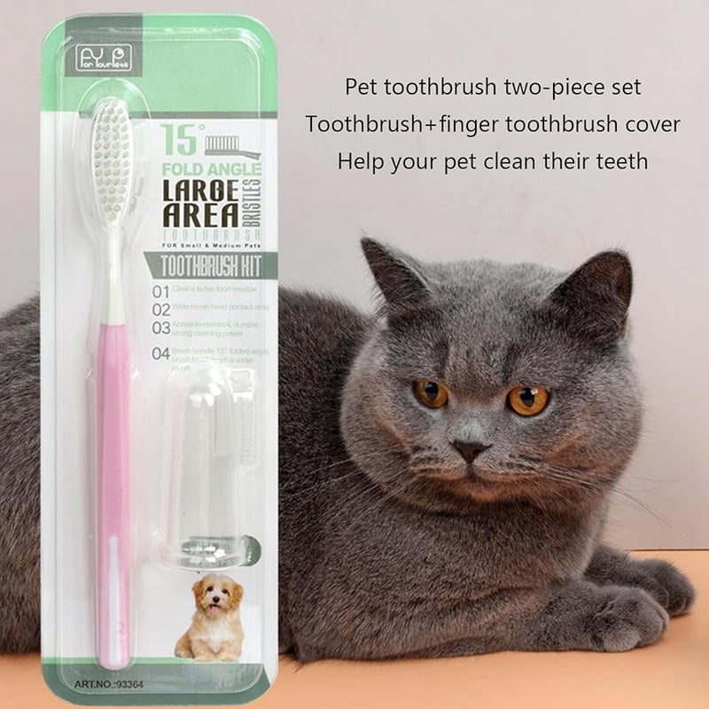 Pet Finger Toothbrush Soft Bristles For Dogs Cats Puppy Teeth Care - Image 2