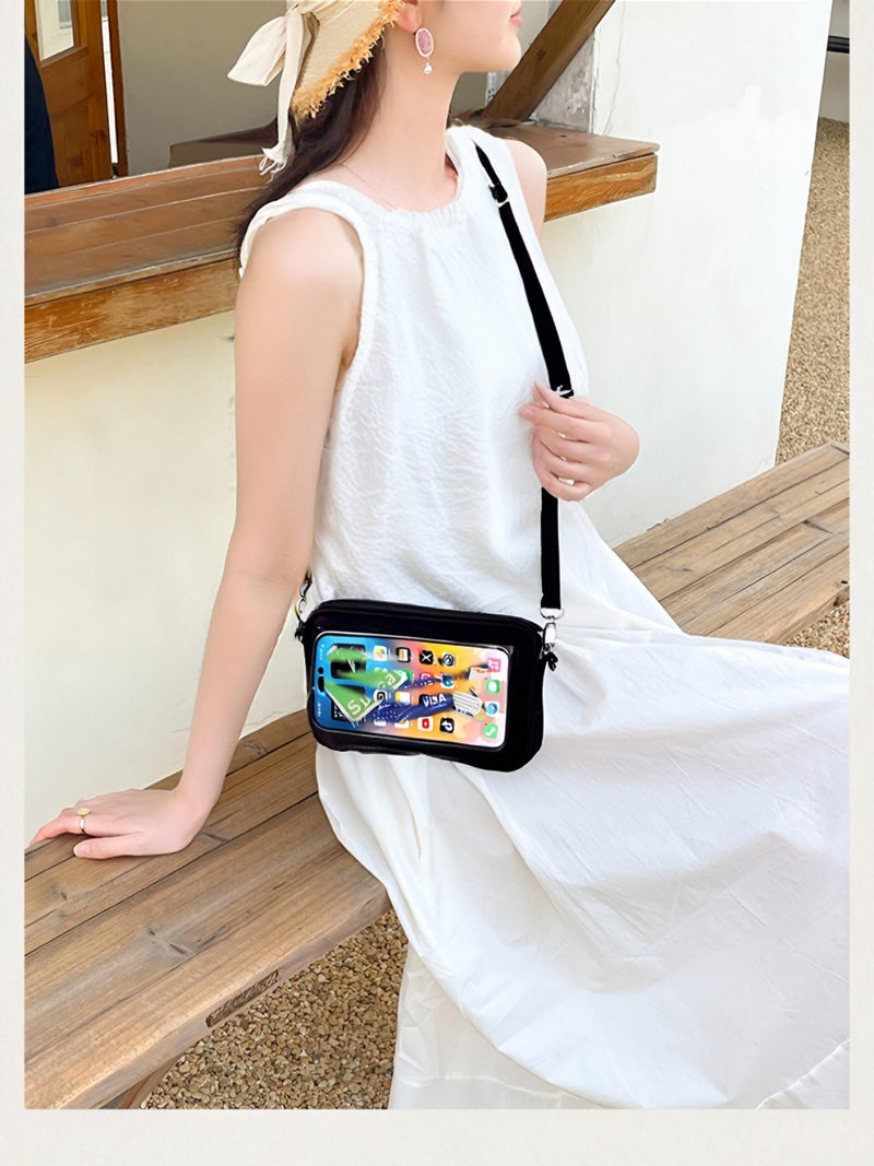DQL Lightweight Cross Body Phone Case Holder for Women -Phone case with Lanyard Clear Cell Phone Crossbody Bags/Purse/Wallet for Concert Football Games Sports Stadium Events - Image 5
