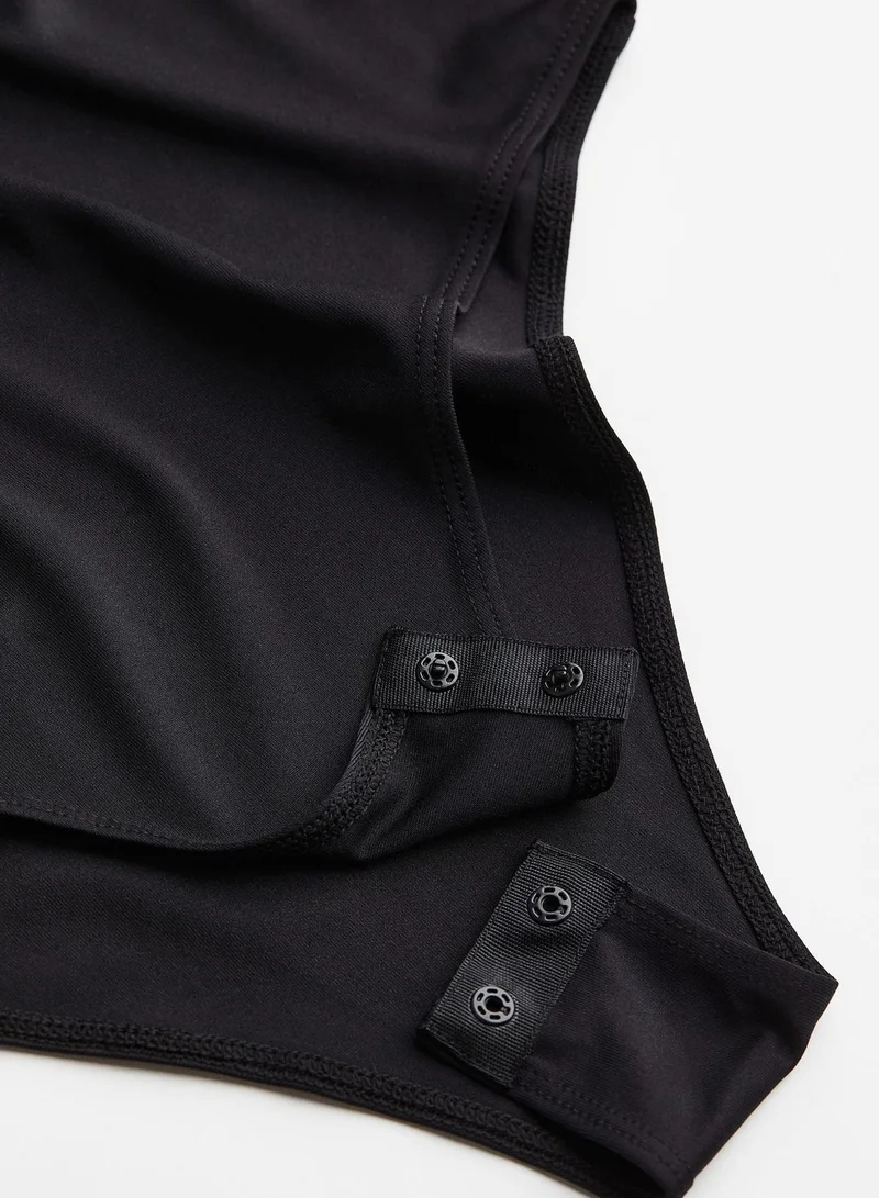 H&M Lace Trim High Leg Body