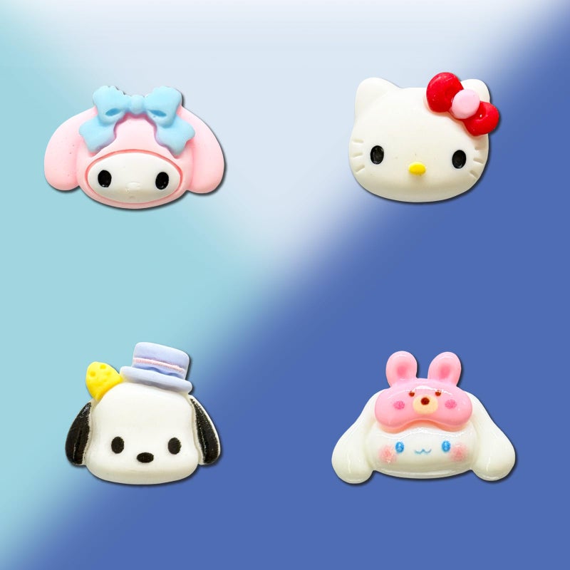 Hedbitoyo 12Pcs Cartoon Shoe Charms for Croc Clogs Sandals, Cute Resin Shoe Decorations - Image 3