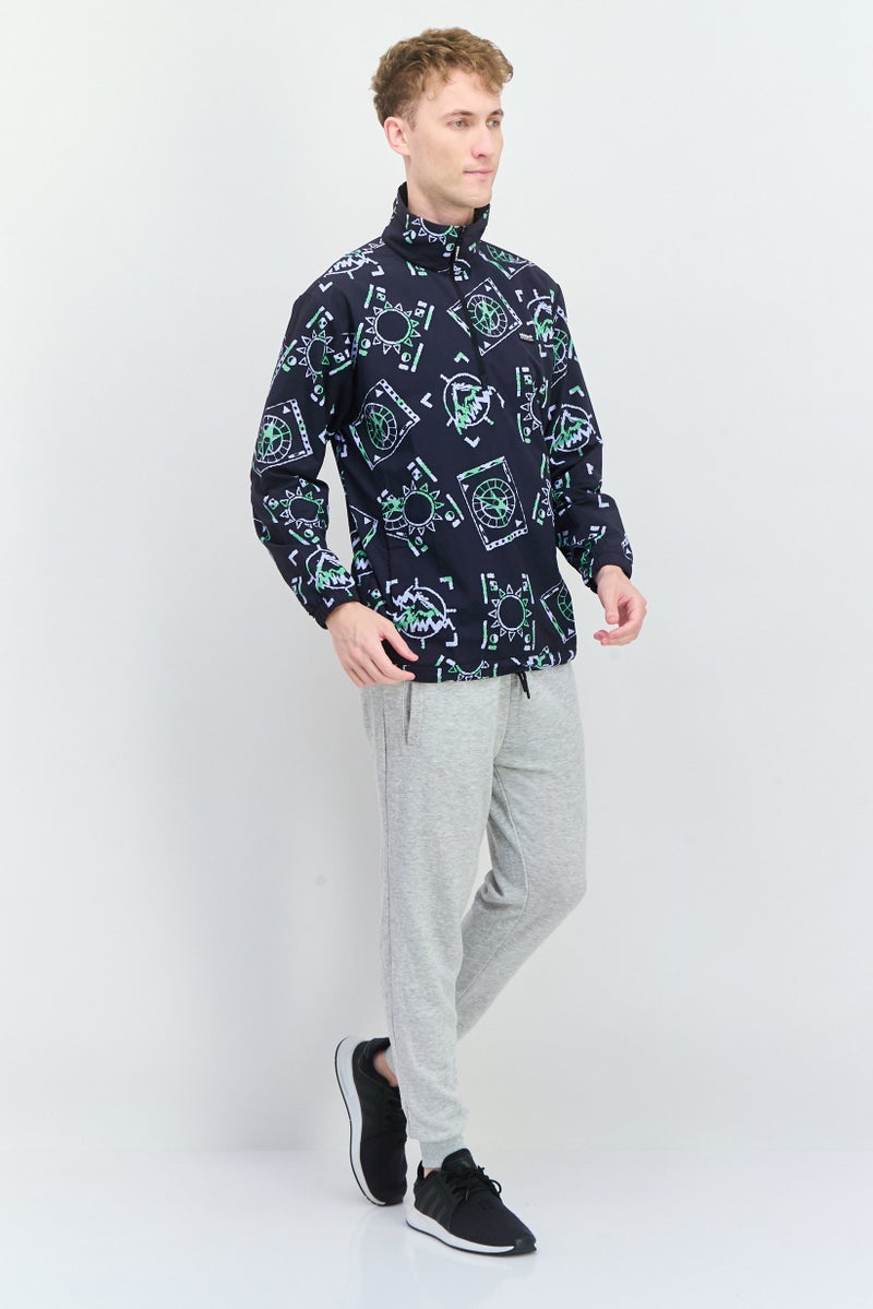 adidas Originals Men Sportswear Fit Long Sleeves Training Jacket, Navy Combo  - Image 3