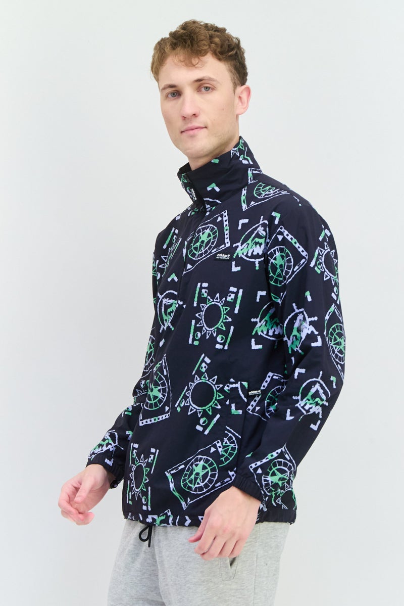 adidas Originals Men Sportswear Fit Long Sleeves Training Jacket, Navy Combo  - Image 4