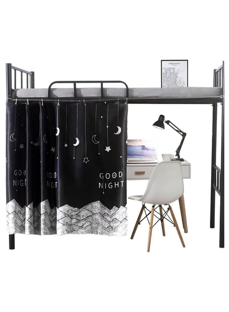 ستارة عازلة للضوء لغرفة النوم، مناسبة لسرير بطابقين مزخرف، غطاء خصوصية لزميل السكن، ستارة معتمة لتزيين خلفية الصور، للمنزل الجامعي - Image 1