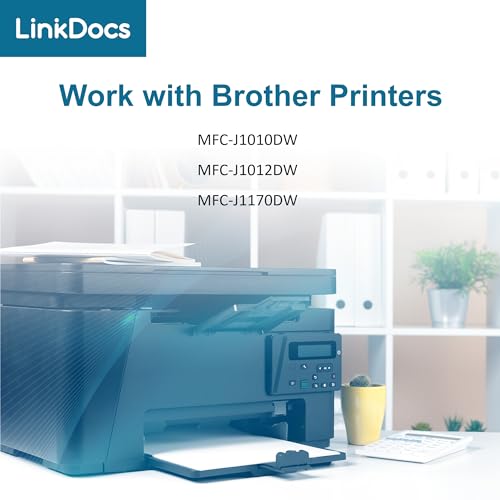 LinkDocs LC401XL Black High Yield Compatible Ink Cartridges Replacement for Brother LC401 LC401XL BK to Use with Brother MFC-J1010DW MFC-J1170DW MFC-J1012DW Printer - Image 3