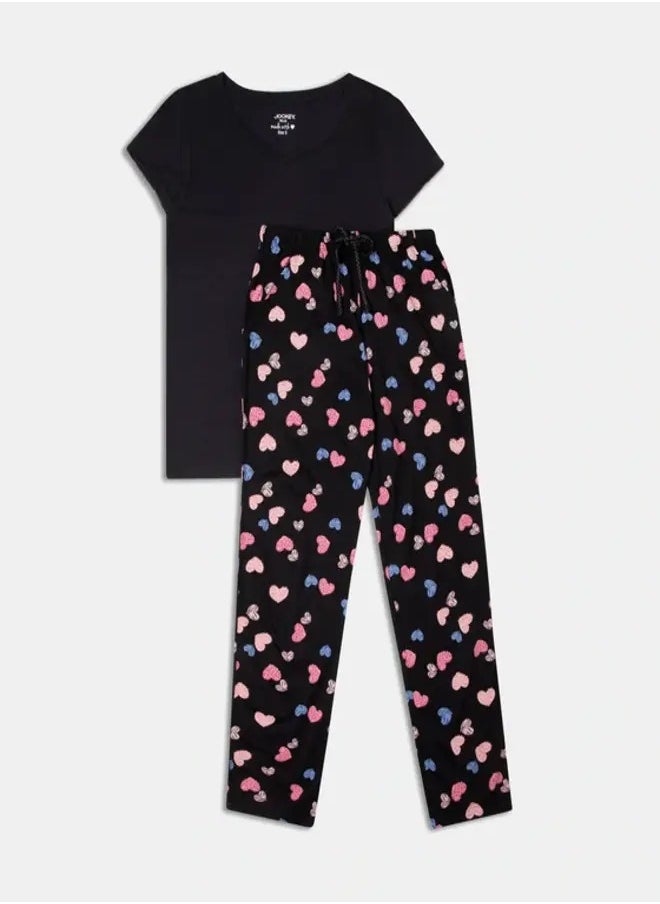 JOCKEY - Jockey RX85 Women's Micro Modal Cotton Short Sleeve T-Shirt & Pyjama Sleep Set - Image 1